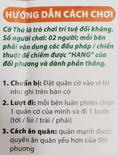 Bộ trò chơi Cờ thú - Trò chơi tuổi thơ