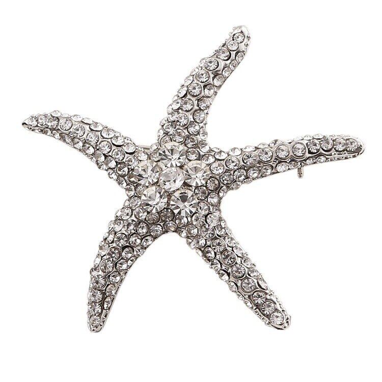 Ghim Cài Áo Đính Đá Mắt Mèo Giày Cao Gót Cú Mèo Thiên Thần Sao Biển Kiểu Nhật Hàn