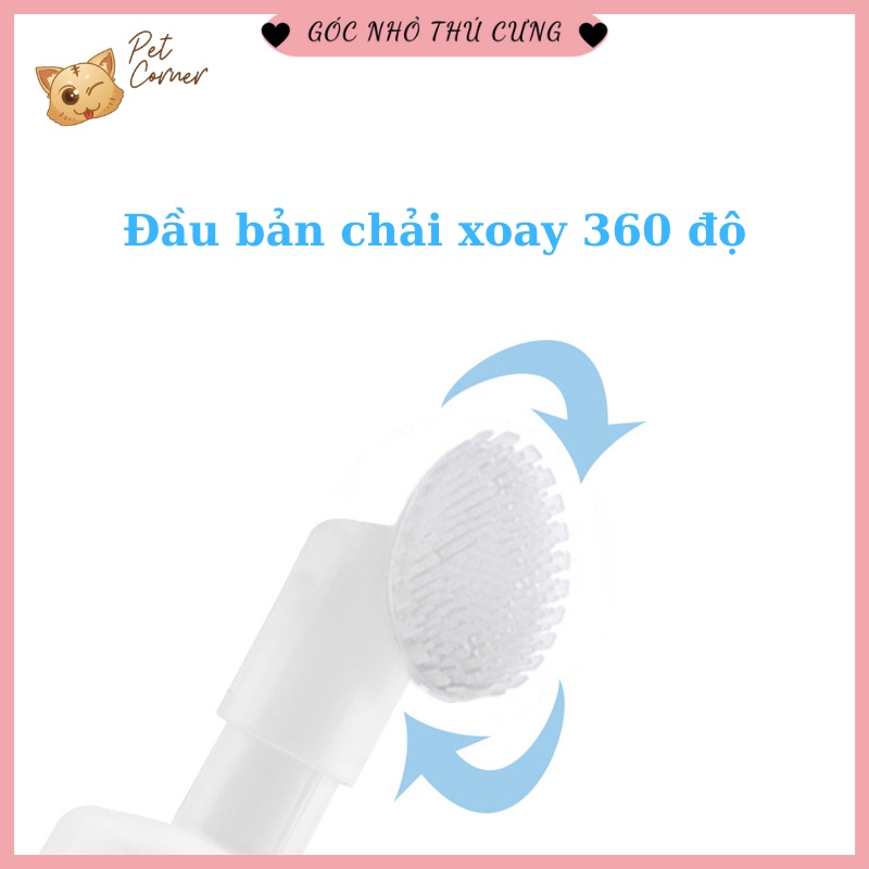 [Mã 44FMCGSALE1 giảm 10% đơn 250K] Bọt rửa chân cho chó mèo Borammy 150ml (Dụng cụ làm sạch bàn chân cho thú cưng)