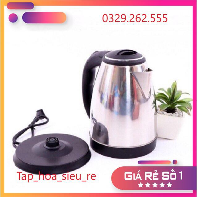 (Rẻ Vô địch) Ấm siêu tốc inox cao cấp 1,8L