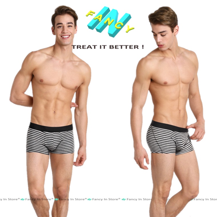 Quần Sịp Nam Cotton Boxer PINK HERO Mềm Mịn Cao Cấp, Co Dãn Thấm Hút Mồ Hôi, Sịp Nam Fancy In - bx009