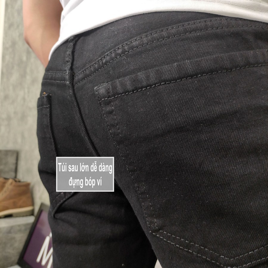 Quần short jean nam TS169 vải chất đẹp không phai màu đẹp Tronshop