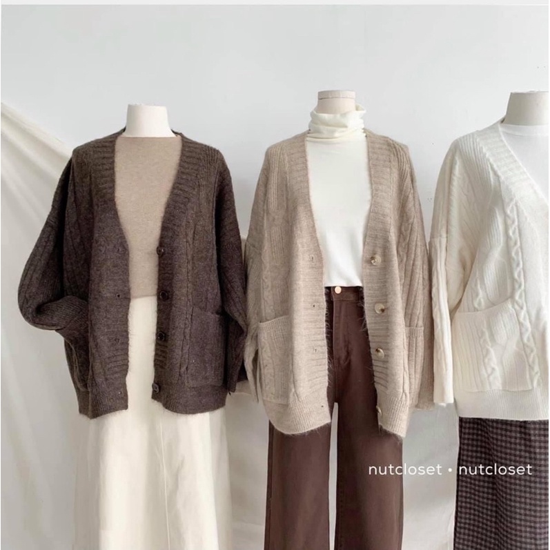 [ CÓ ẢNH THẬT + VIDEO TỰ QUAY ] Áo Khoác Cangidan Dâng Dài Có Túi Chất Len Dày Dặn Hàng Đẹp Loại 1 | BigBuy360 - bigbuy360.vn