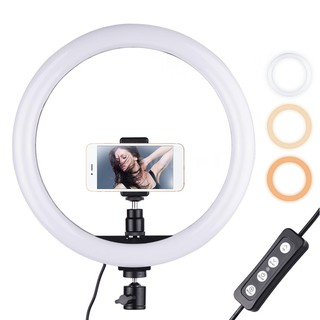 Giá đỡ điện thoại có vòng nhẫn đèn Led chụp ảnh 24W 2700-5500K tiện dụng