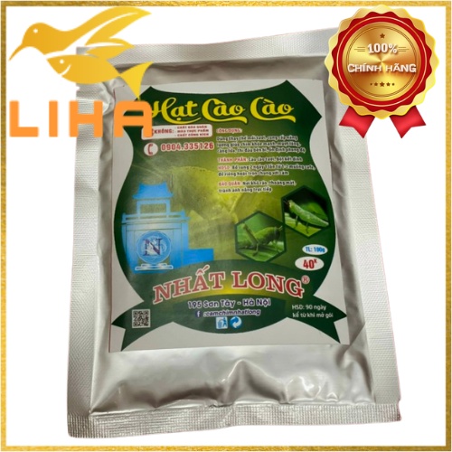 Hạt Cào Cào Nhất Long 100gr - Thay Thế Mồi Tươi Giúp Chim Nhanh Đạt Lửa