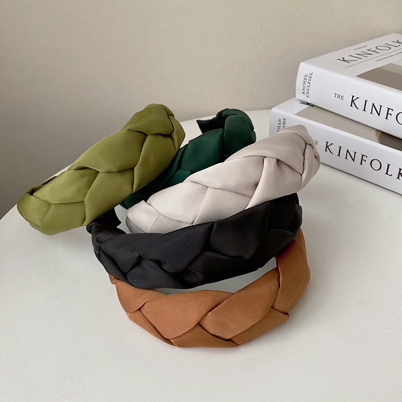 Băng Đô Cài Tóc Bằng Xốp Cao Cấp Phong Cách Pháp Thanh Lịch Dành Cho Nữ Rửa Mặt