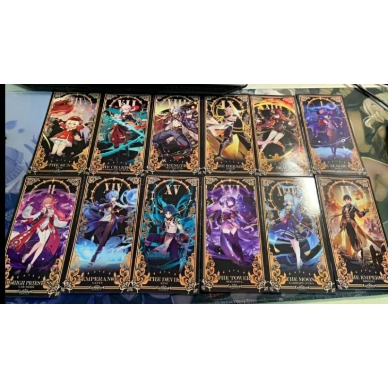 GENSHIN IMPACT TAROT bộ bài card tarot genshin impact dày dặn hàng sưu tầm