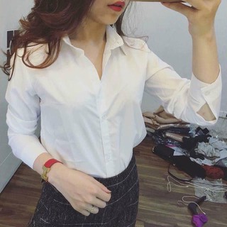 Áo sơmi trắng nữ