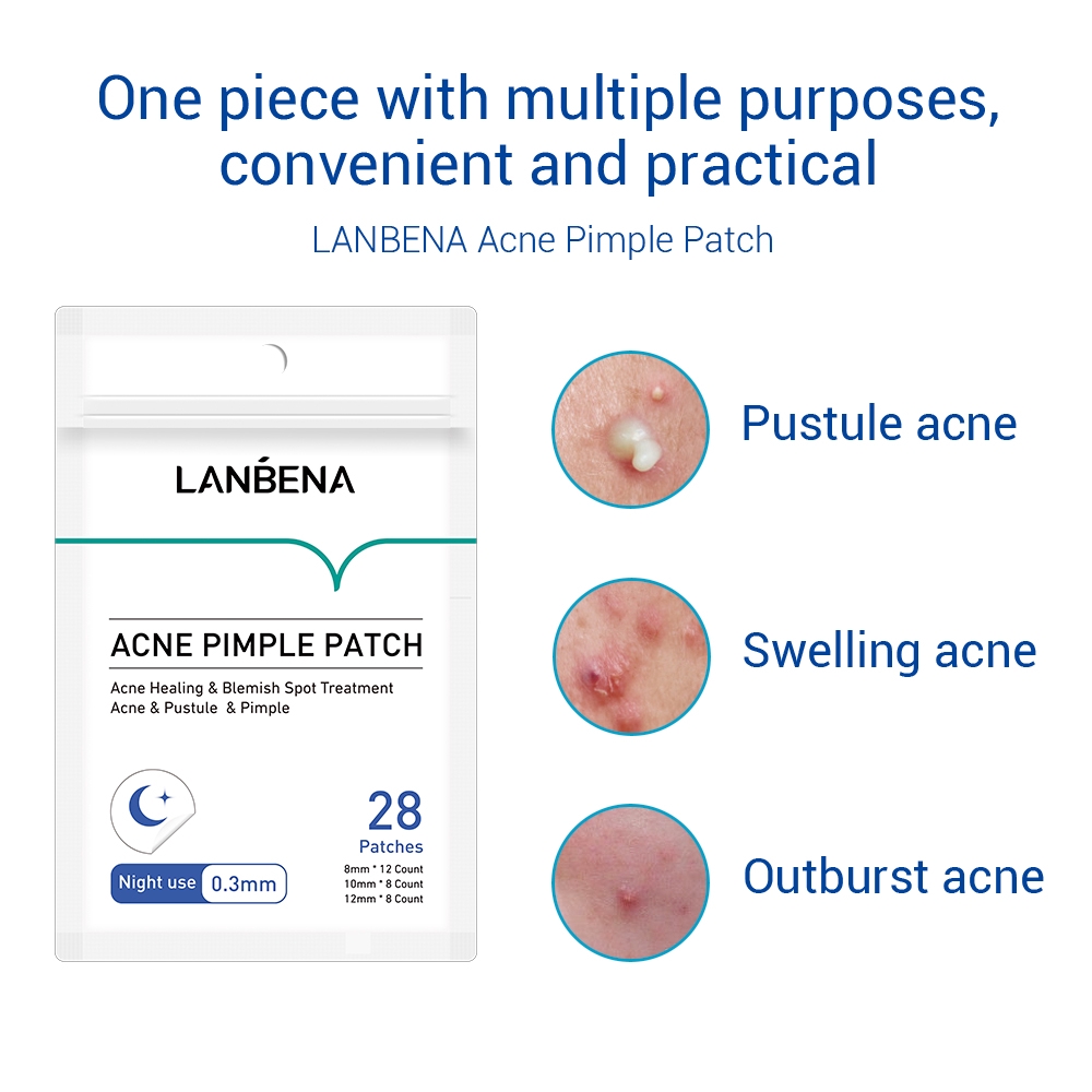 Miếng Dán Loại Bỏ Mụn Ban Đêm Lanbena Với 28 Miếng Tiện Dụng | BigBuy360 - bigbuy360.vn