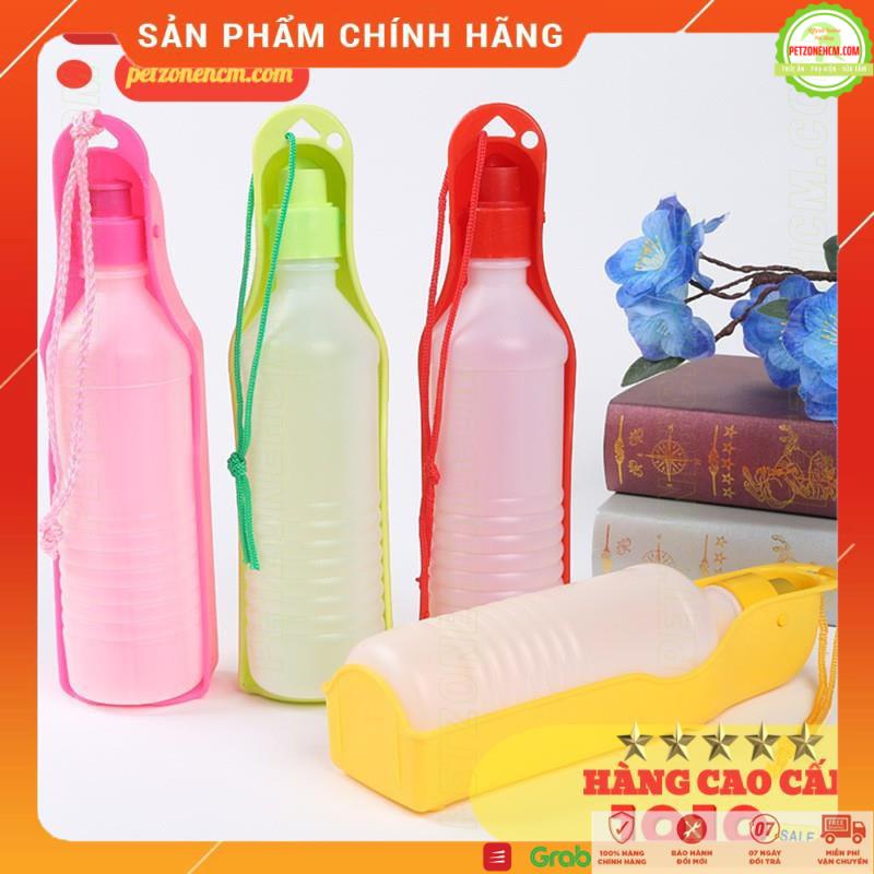 Bình nước du lịch 250ml/500ml  FREESHIPcho chó mèo có nhiều màu, gọn nhẹ, dễ sử dụng