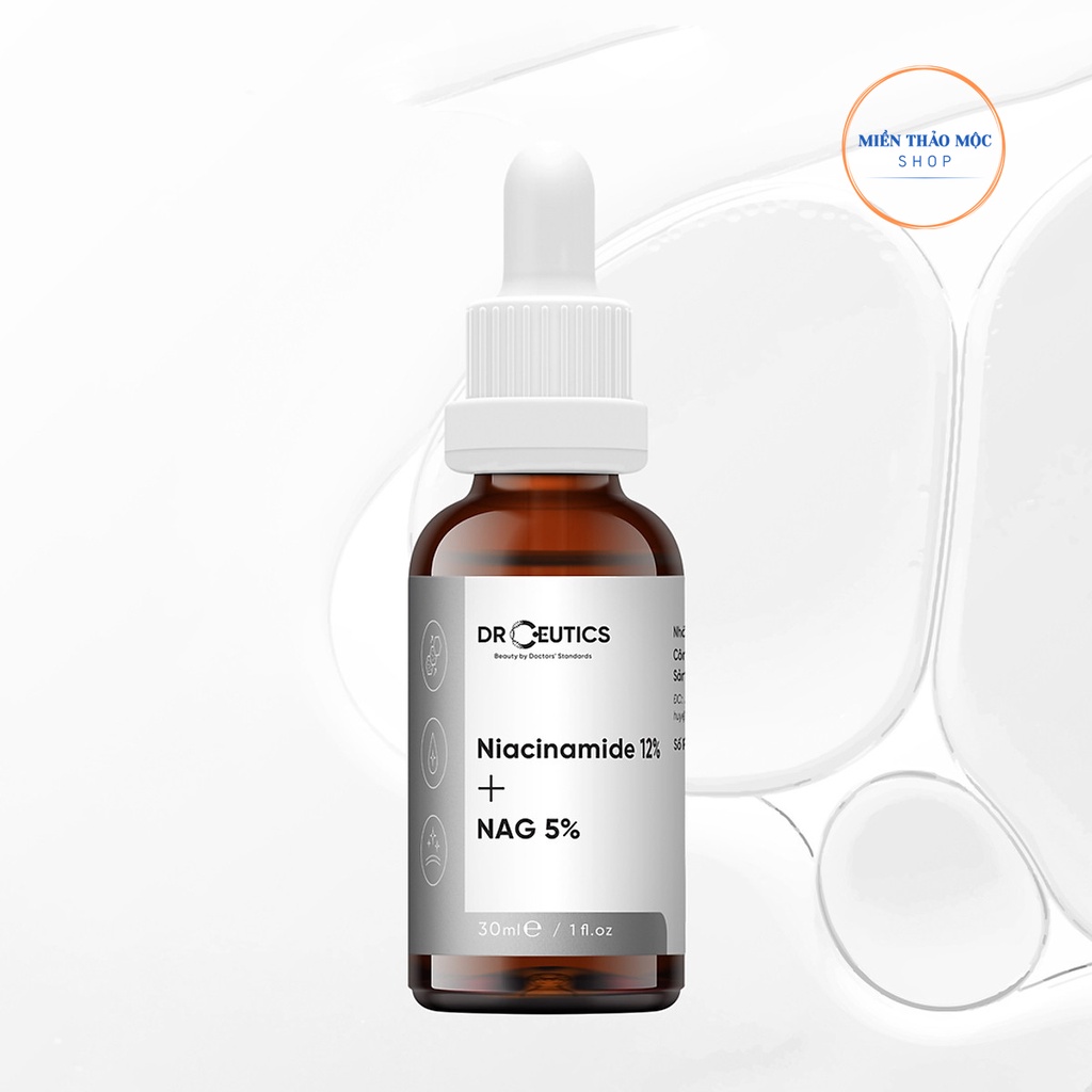 Serum giảm thâm, sáng da, kiềm dầu Niacinamide 12% DrCeutics 100ml