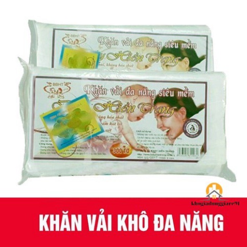 Khăn Vải Khô Đa Năng Hiền Trang 125-140 Tờ Hàng Loại 1