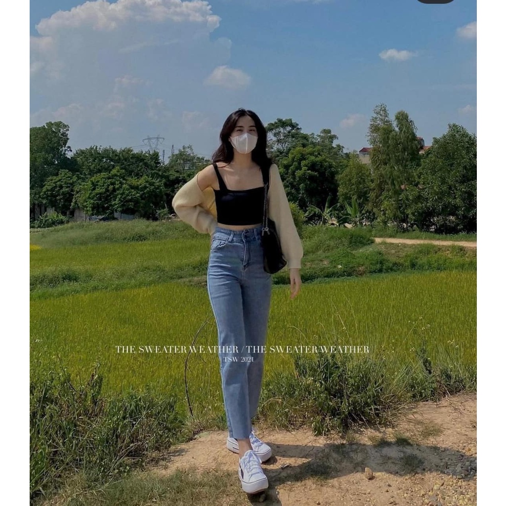 Áo Khoác Nữ Cardigan Len Tay Bồng Chất Len Dày Dặn Siêu Xinh -Chuu House- CH0092
