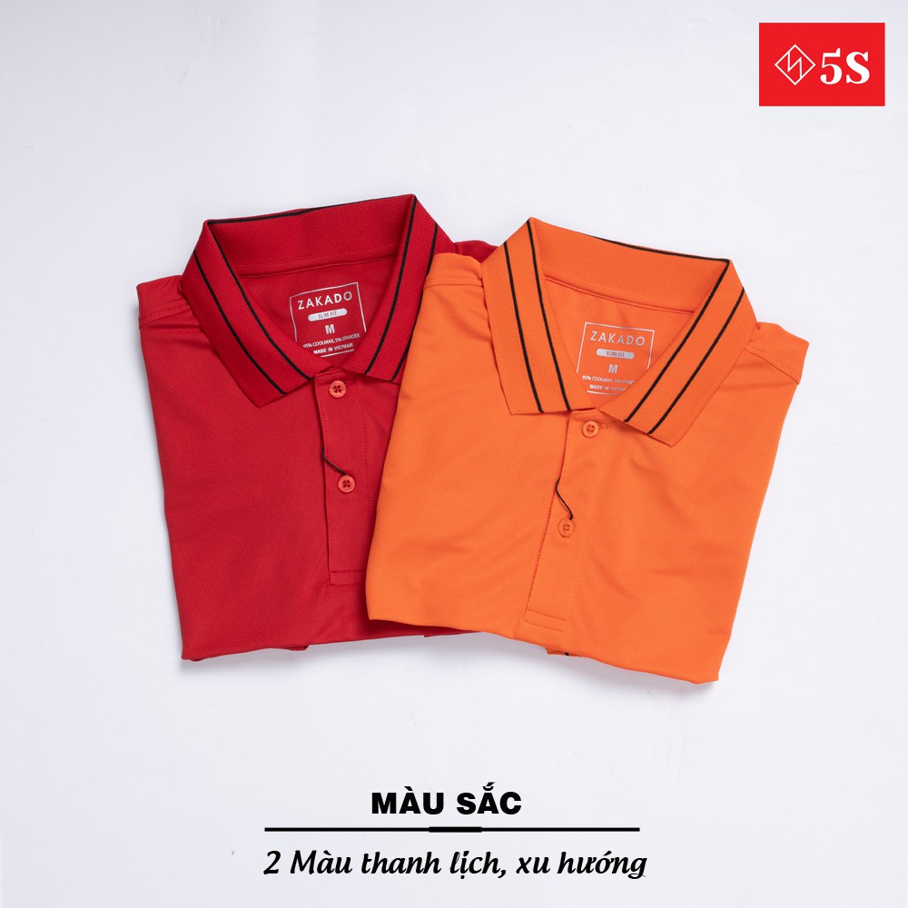[Mã FAMALLT5 giảm 15% đơn 150K] Áo Thun Nam Có Cổ ZAKADO (5 mẫu) Tay Ngắn, Thiết Kế In Hình, Chất Coolmax Siêu Mát | BigBuy360 - bigbuy360.vn