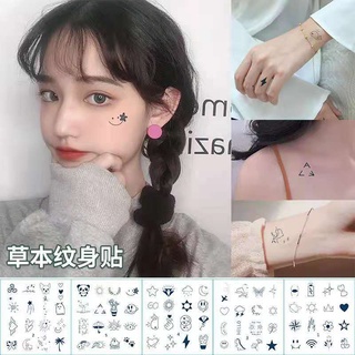 Miếng Dán Hình Xăm 5 Miếng 80 Miếng Dán Ngón Tay Hình Xăm Nước Trái Cây Hình Xăm Dán Hình Xăm ins Nhỏ Tươi Thảo Mộc Bán Vĩnh Viễn Chống Thấm Nước Bán Chạy Phong Cách