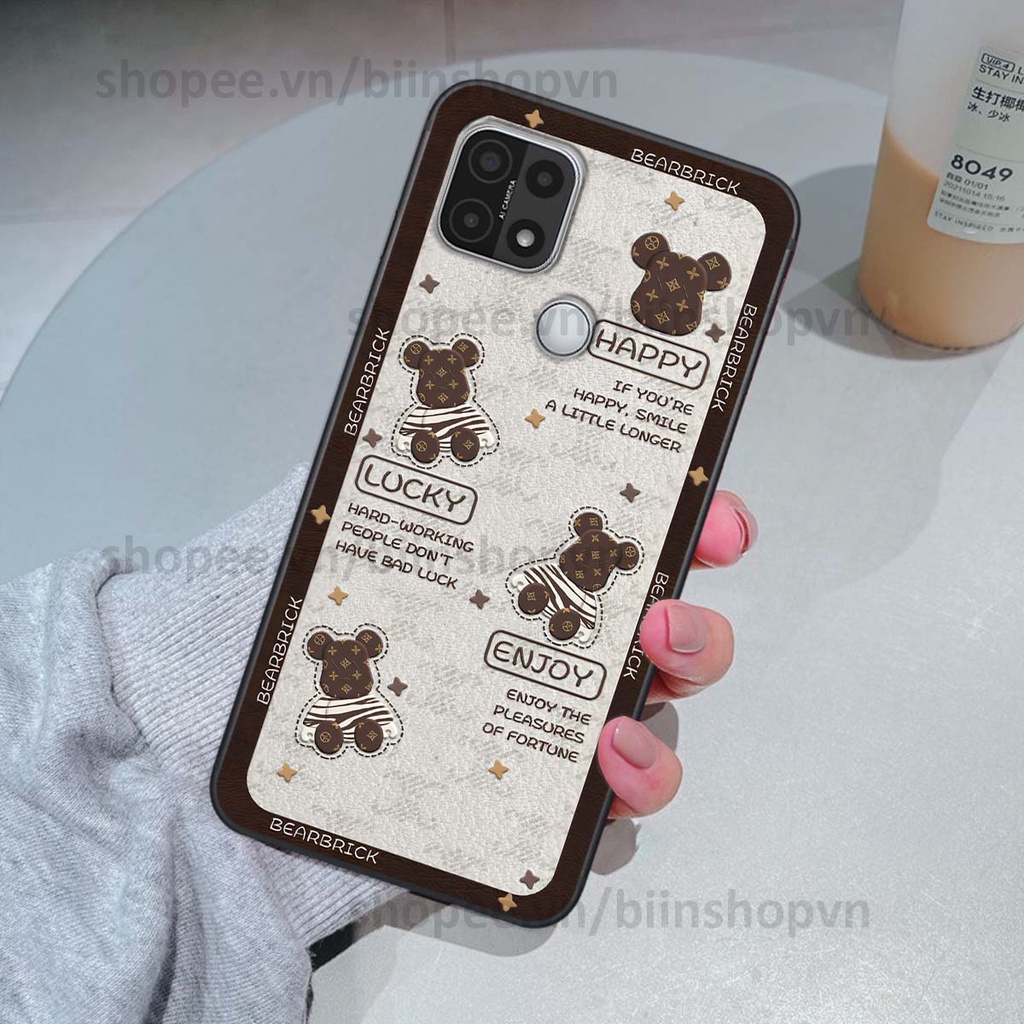 Ốp Oppo A15 / A15s hình gấu bear brick đẹp độc lạ, thời trang, cá tính