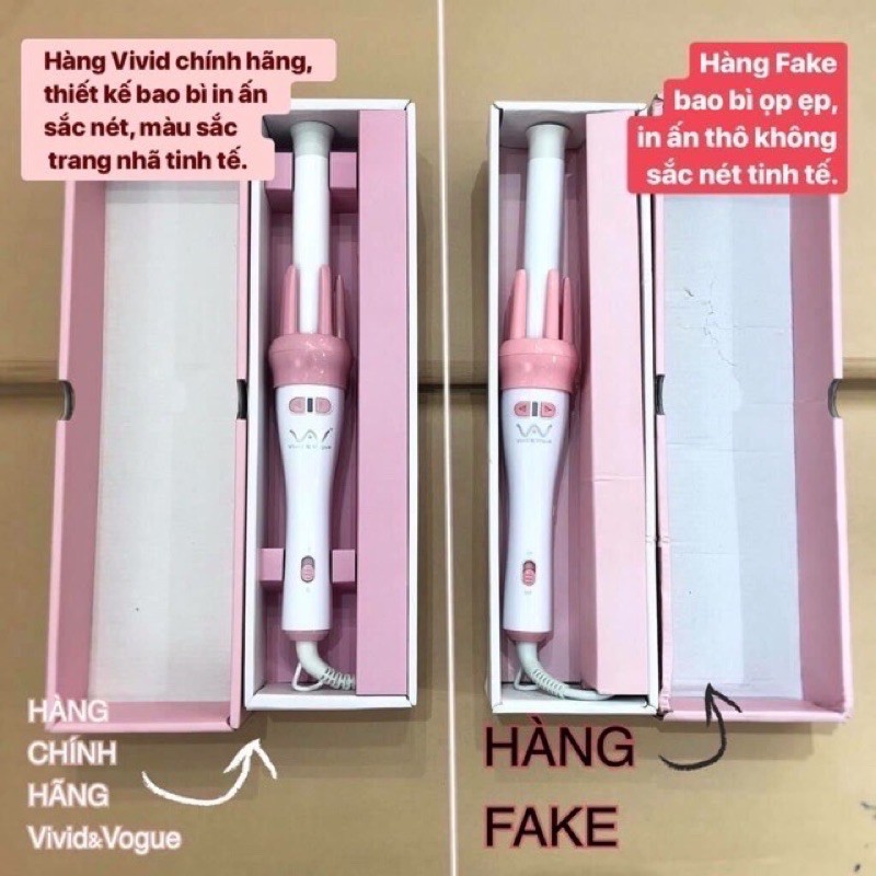 MÁY UỐN XOĂN TỰ ĐỘNG VIVID&VOGUE bảo hành 1 NĂM