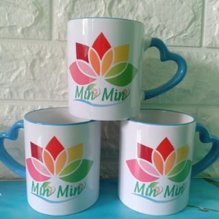 Cốc sứ in logo Min Min