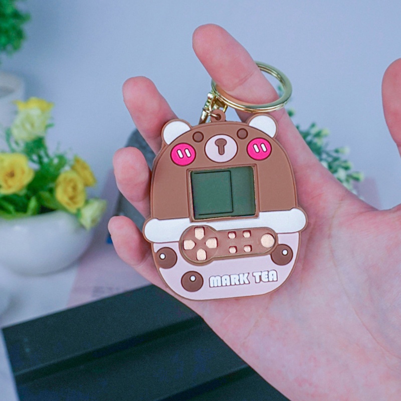 Móc Khóa Hình Gấu Hoạt Hình Xinh Xắn