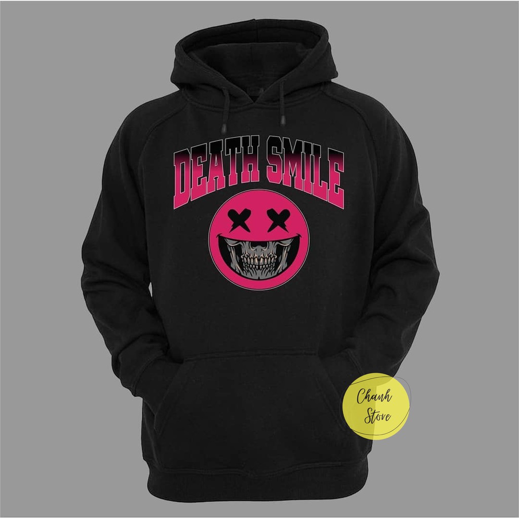 Áo Hoodie Dáng Rộng Nam Nữ DeathSmile