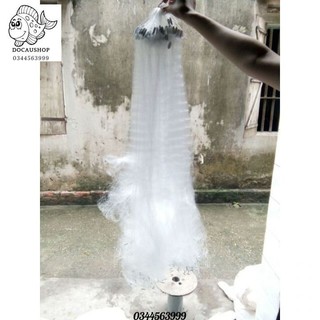 Lưới đánh cá 3 màn then 1,5 then 2, then 2,5, then 3, then 4 bắt cá đồng cá ao như diếc, rô, rô phi, chép