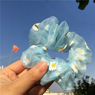 Dây Buộc Tóc Hoa Cúc Scrunchies Daisy 🌼