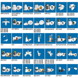 Đầu chuyển đổi đui xoáy từ E14 sang E27