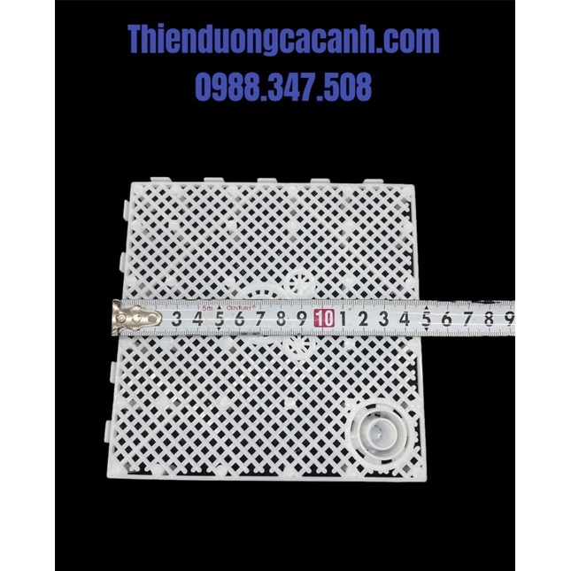 Vỹ Nhựa Lọc Đáy Hồ Cá - Mỏ Vịt Lọc Đáy - Kích Thước 14.5x14.5cm