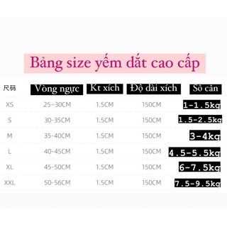 [Có sẵn] Set yếm dắt cao cấp cho thú cưng