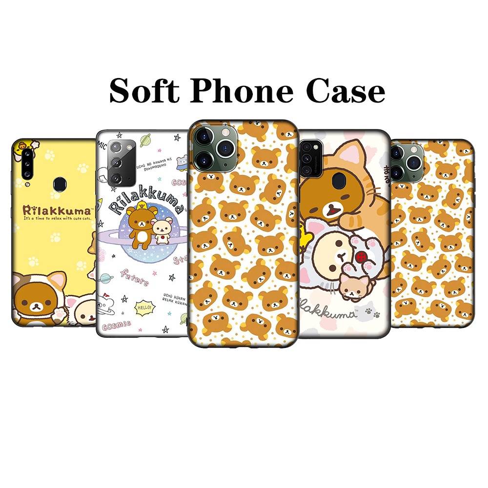 Ốp Điện Thoại Silicon TPU Mềm Hình rilakkuma Dễ Thương Cho OPPO Reno 2 2F 2Z 3 4 Pro 4G Find X3 Pro Lite Neo CXFI55