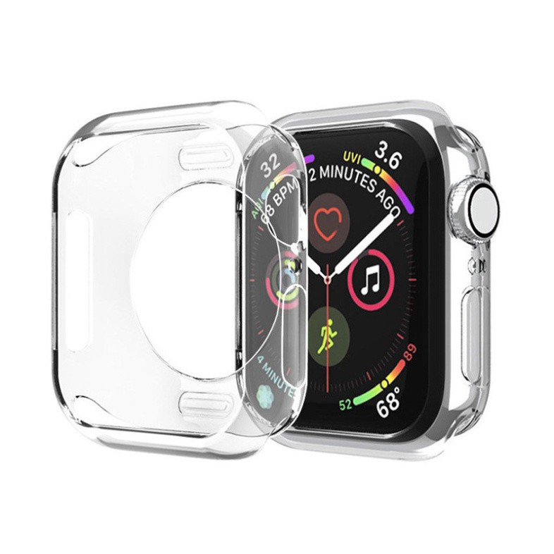 Ốp Apple Watch ❤ Ốp Bảo Vệ Đồng Hồ Thông Minh Apple Watch Series 6/5/4/3/2/1 Dẻo Trong Suốt ❤ Full Size 38/40/42/44