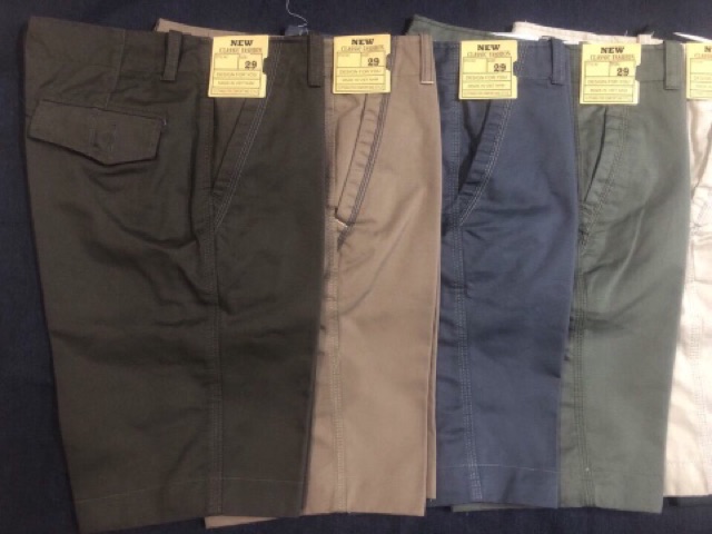 Quần Short Kaki Nam Trung Niên 5 Màu Chất Cotton Cao Cấp Mềm Mại.