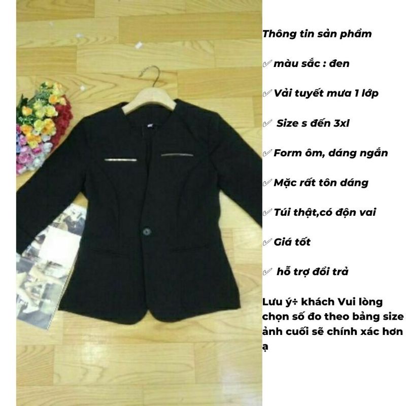 Vest công sở nữ cao cấp 2 cúc tay lỡ Linh Chi form ôm dáng ngắn vải tuyết mưa loại 1 TL02