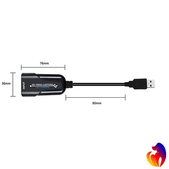 Portable USB 3.0 HDMI Game Capture Card Video Reliable Streaming for Live Adapter Video Recording Broadcasts