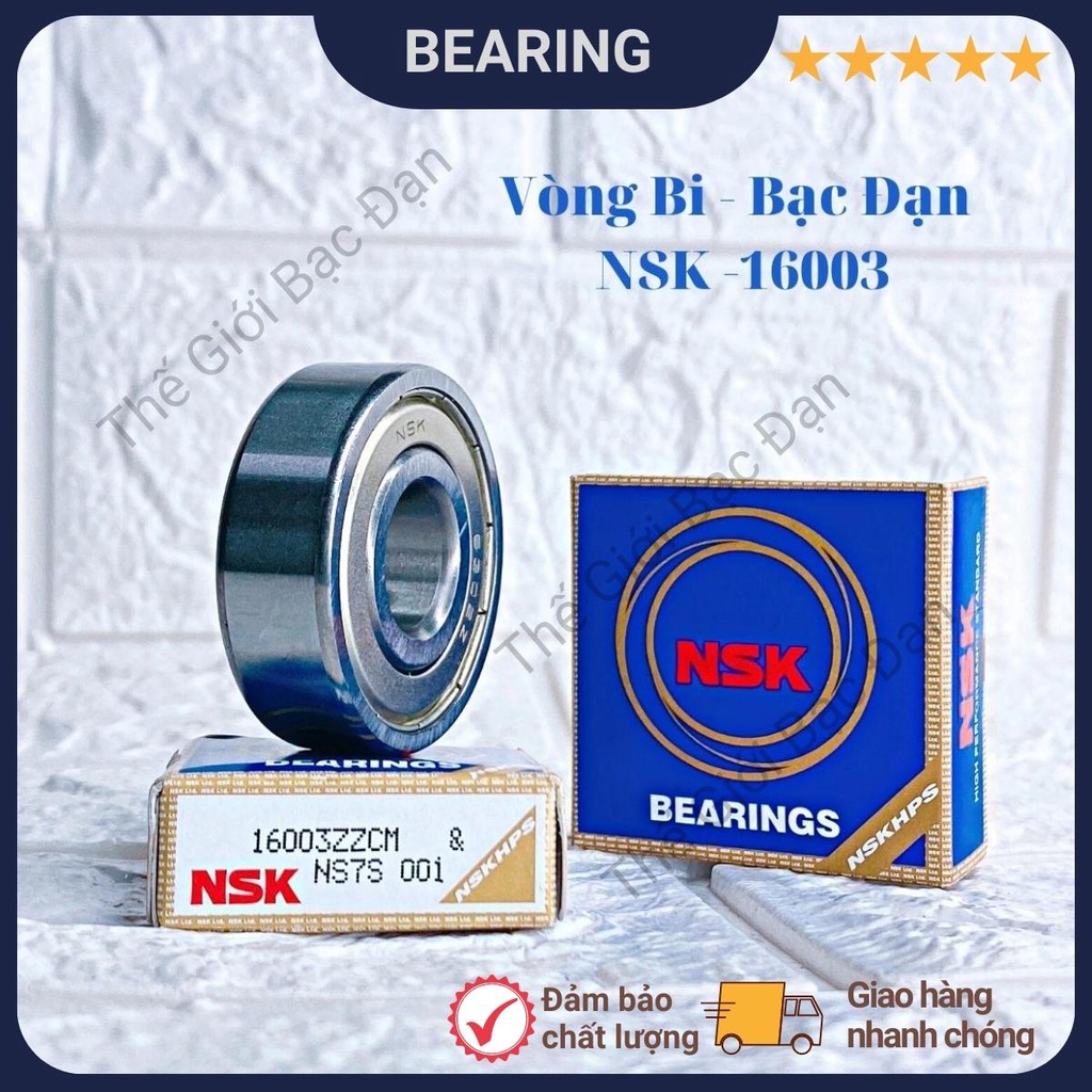 Vòng bi bạc đạn 16003 ZZCM KOYO - hàng đẹp - chất lượng cao - Thế Giới Bạc Đạn