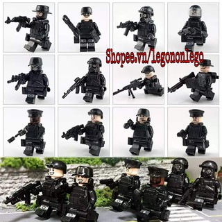 Non Lego Minifigure lính SWAT