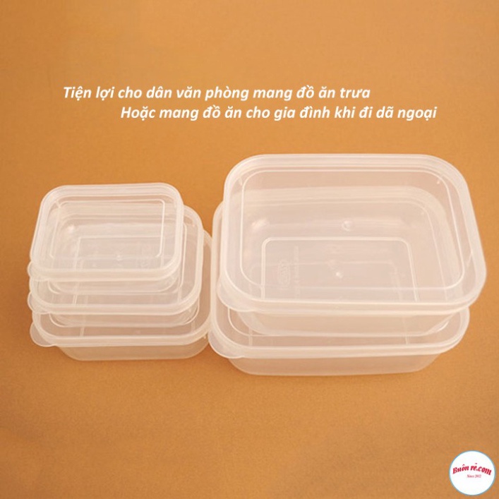 Bộ 5 hộp trữ đồ đông-hộp  nhựa đựng thức ăn lạnh bầu Song Long dễ dàng sử dụng ( MS: 2288 ) br00312