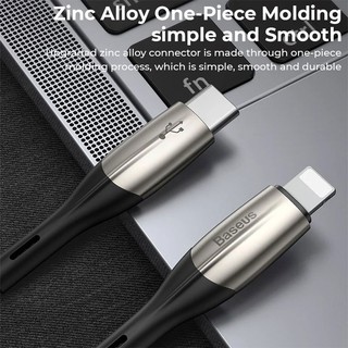 Cáp Sạc Nhanh Baseus Horizontal PD Flash Charge Data Cable Type-C To Lightning 18W Dùng Cho iPhone, iPad