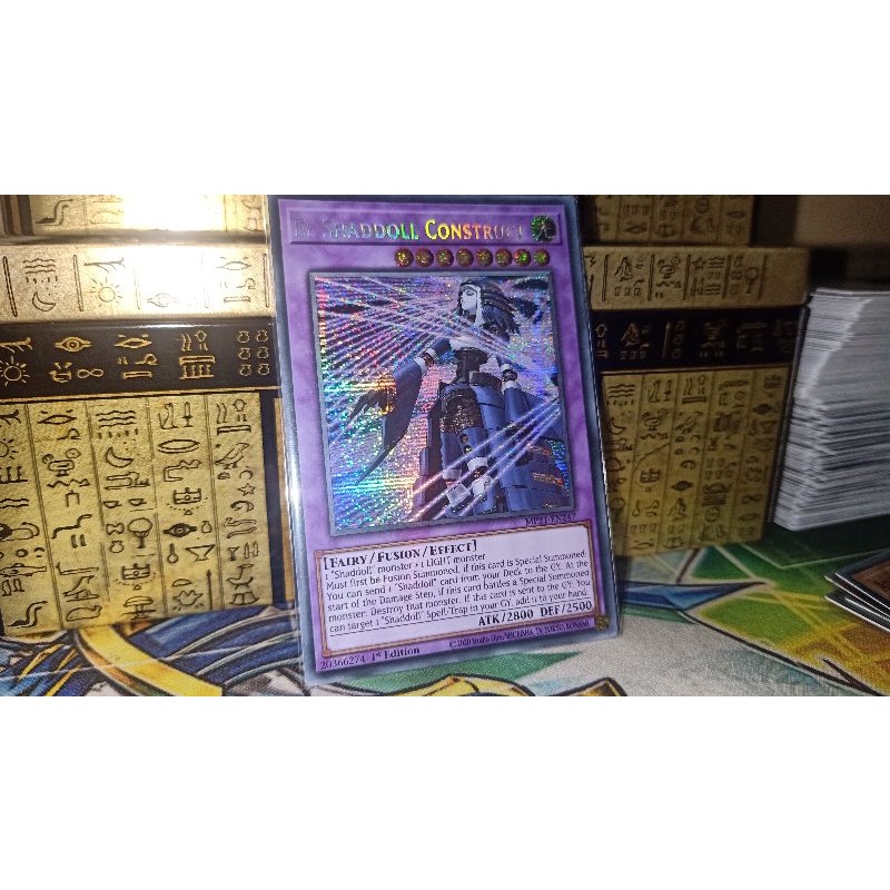 [KN yugioh shop] thẻ bài yugioh: El Shaddoll Construct - MP21-EN247 - Prismatic Secret Rare 1st Edition