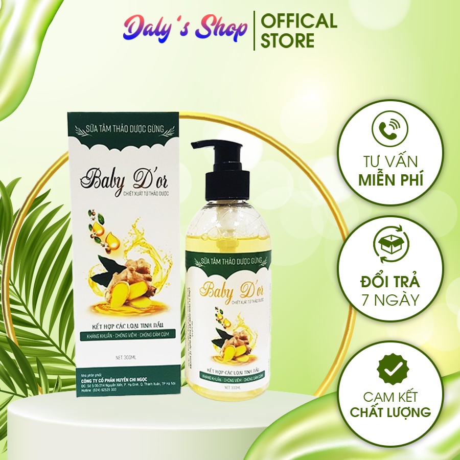 Sữa Tắm Thảo Dược Gừng Baby D'or DT022