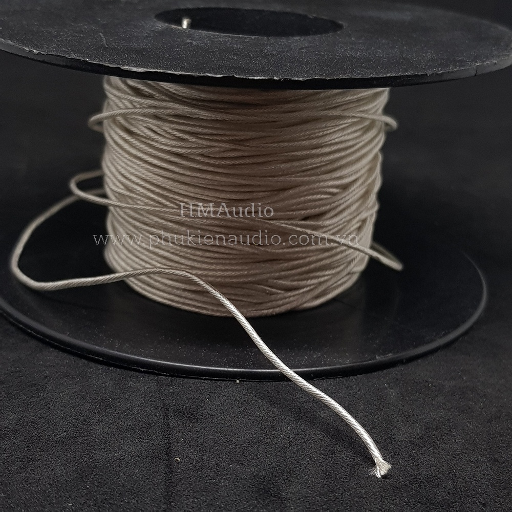 Dây cáp tai nghe đồng mạ bạc OFC đường kính 1.2mm