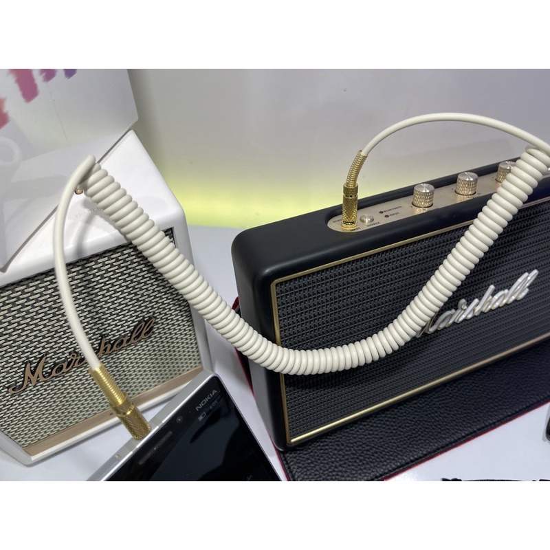 Dây jack cắm 3.5 AUX Marshall - Tặng túi da Marshall