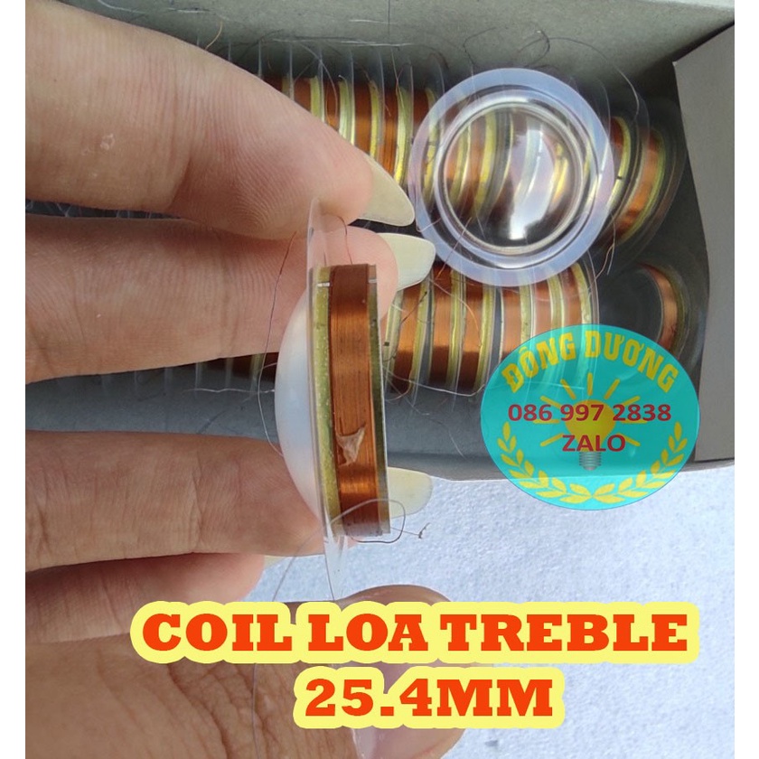 COIL TRÉP CÓC 25.4MM - CÔN CÓC 25.4MM - COIL LOA TREBLE RỜI