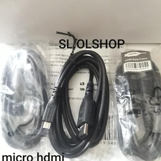 Dây Cáp Micro Hdmi Chất Lượng Cao Cho Máy Ảnh Canon Miroles Eos M3 / M6 Ok 0512