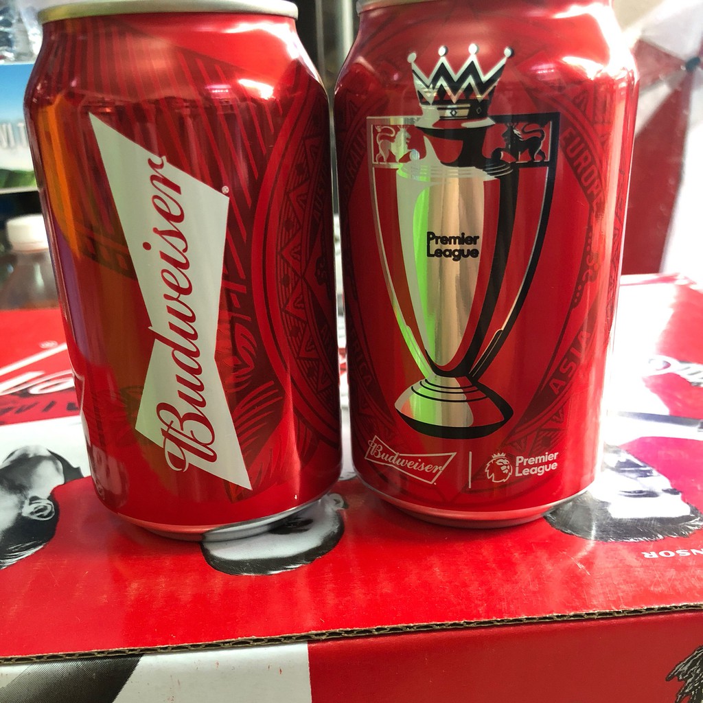 Bia Budweiser Budvar vàng lon 330ml