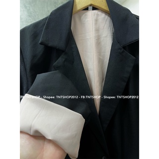 ÁO KHOÁC BLAZER TAY PHỐI [TNT SHOP BIGSIZE 60KG 90KG]