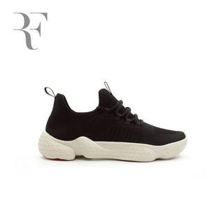 Giày thể thao nam đen, kiểu dáng giày sneakers đế độn. #freya official #noblesse #nesty #full size #td05101
