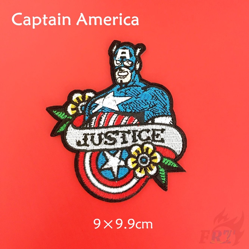 Miếng vải thêu hình Marvel Series 03 Người Sắt / Captain America / Hulk DIY để trang trí quần áo