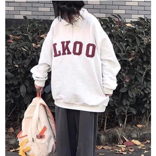 Áo Nỉ Polo Cổ Bẻ Form Rộng Nam Nữ Unisex Kiểu Dáng Hàn Quốc Ulzzang