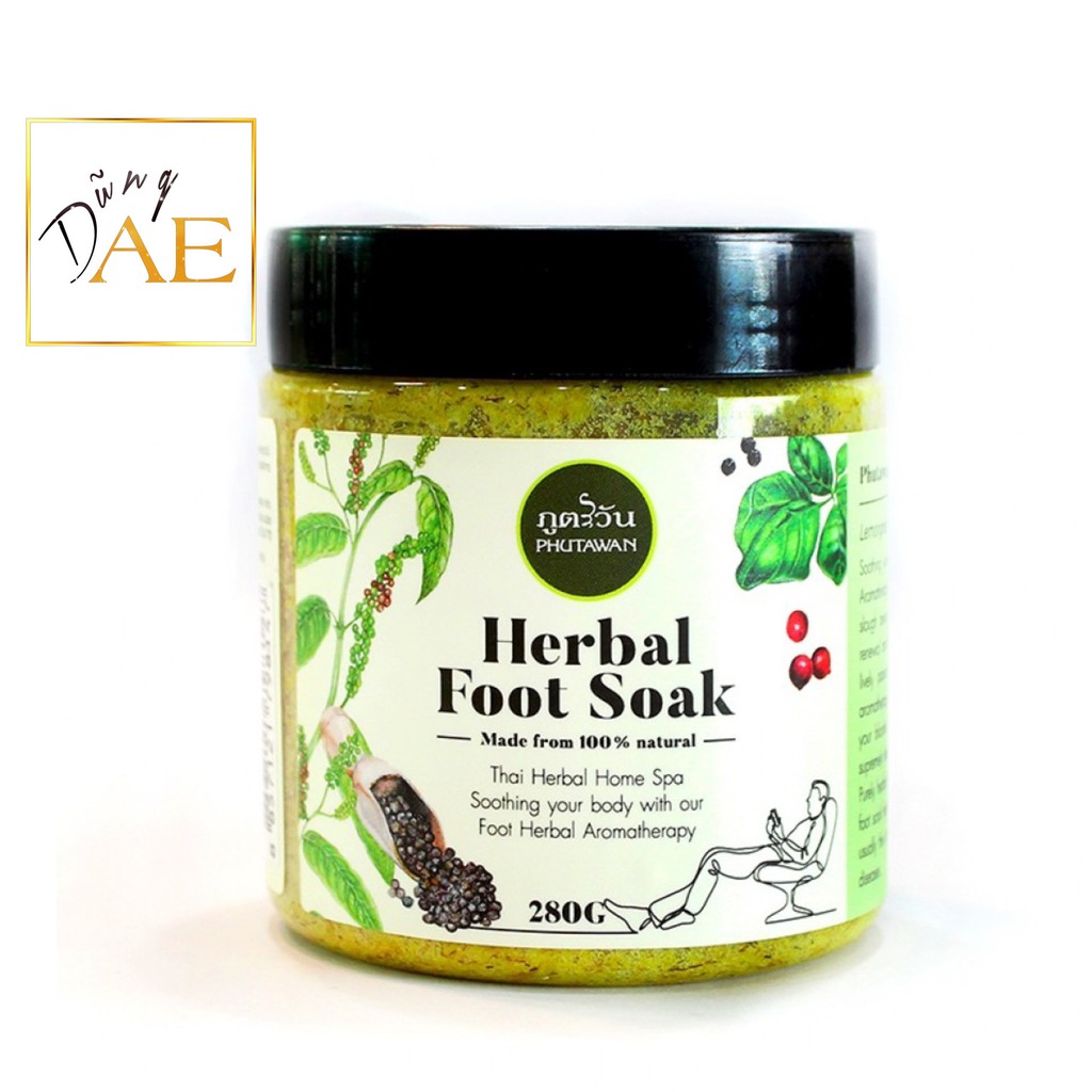 Muối Ngâm Chân Thảo Dược Thái Lan 280g - Phutawan Herbal Foot Soak